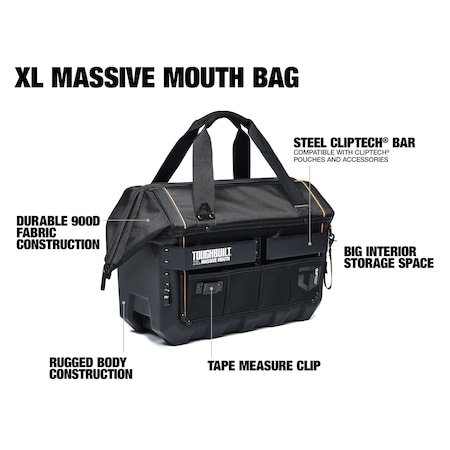 Toughbuilt Tool Bag, Bags, PP + PE Plastic TB-CT-62-20